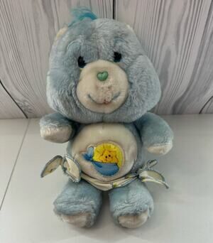 Care Bears 11” Baby Tugs Blue Plush Diaper Toy Vintage 1983 Kenner 80s